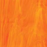 12 x 12 Oceanside Orange and White Translucent Streaky - 96 COE