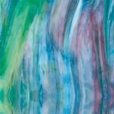 16 x 20 Bullseye White, Turquoise, Lime Green and Gold Pink Mottle