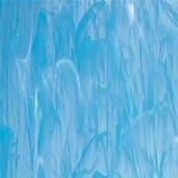 12 x 12 Oceanside Sky Blue and White Wispy - 96 COE