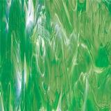 12 x 12 Oceanside Light Green & White Wispy - 96 COE