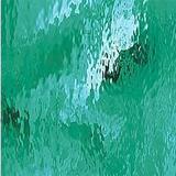 22 x 24 Oceanside Teal Green Transparent Waterglass