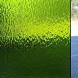 Oceanside Moss Green Transparent Rough Rolled