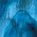 11 x 12 Oceanside Deep Steel, Sky Blue Streaky Transparent Waterglass