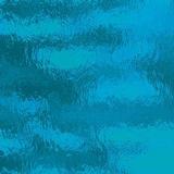 12 x 12 Oceanside Deep Aqua Transparent Rough Rolled