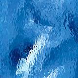 11 x 12 Oceanside Light Blue Transparent Waterglass