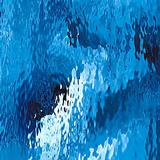 11 x 12 Oceanside Medium Blue Transparent Waterglass