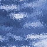 12 x 12 Oceanside Light Blue Transparent Rough Rolled