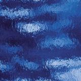 12 x 12 Oceanside Medium Blue Transparent Rough Rolled