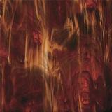 12 x 12 Oceanside Dark Amber and White Translucent Streaky - 96 COE