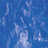 24 x 24 Oceanside Dark Blue & White Translucent Streaky - 96 COE