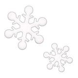White Snowflake Fusible Pre-Cut 2 Pack - 96 COE