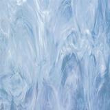 12 x 12 Oceanside Colonial Blue And White Translucent Streaky - 96 COE