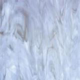 12 x 12 Oceanside White & Light Gray Opal Streaky - 96 COE