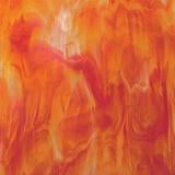 12 x 12 Oceanside White and Orange Red Opal Streaky - 96 COE