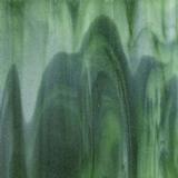 10 x 16 Bullseye White, Aventurine Green Streaky - 90 COE