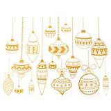 Gold Classic Ornaments Decals