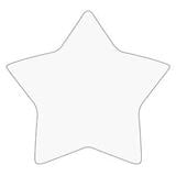 Oceanside Clear 7-3/4 Pre-Cut Star 3 Pack - 96 COE