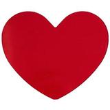 Oceanside Red 6 Pre-Cut Heart 3 Pack - 96 COE