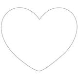 Oceanside White 8 Pre-Cut Heart 3 Pack - 96 COE