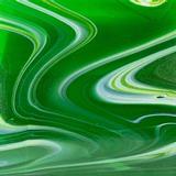 Oceanside Fusers Reserve Aventurine Green and White OpalArt - 96 COE