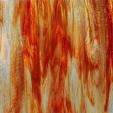 16 x 20 Wissmach Orange and White Opal Streaky