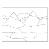 Free Mountain Side Pattern
