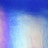16 x 20 Bullseye Deep Royal Blue Transparent Rainbow Iridized Double Rolled - 90 COE