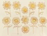 Sunflower Gold Decals