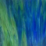 10 x 16 Wissmach Midnight Blue, Irish Green, White and Clear Prisma - 96 COE