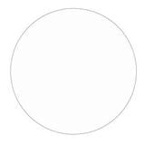 1 White Circles 12 Pack - 96 COE