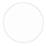 1-1/2 Clear Circles 10 Pack - 90 COE