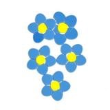 Forget-Me-Not Pre-Cut - 96 COE