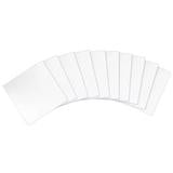 6 Clear Glass Squares 10 Pack - 90 COE