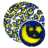 Yellow Moon with Stars Millefiori - 90 COE