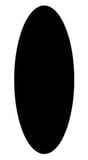 Oceanside Black 10 Pre-Cut Oval 3 Pack - 96 COE