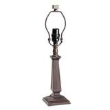 6-3/4 Herringbone Lamp Base with Harp - in-line switch