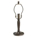 7-1/4 Fluted Lamp Base with Harp