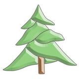 Pine Tree Colored Bevel Cluster