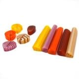 Amber Leaves Mix Murrine Sticks 1 Oz - 90 COE