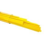 Bullseye Sunflower Yellow Opal Striker Ribbons, 4 mm - 90 COE