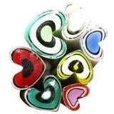 Hearts Murrine Stick Assortment 7 Pack - 90 COE
