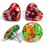Basic Fused Glass Knobs and Handles