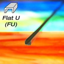 1/8 Flat U Zinc Came - 6 ft Piece