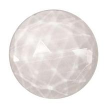 Clear Round 25mm faceted Jewel