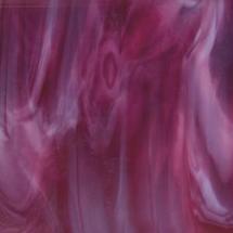16 x 20 Bullseye Cranberry, White Streaky - 90 COE