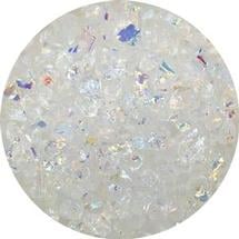 2 oz Rainbow Dichroic Coarse Frit on Clear - 90 COE