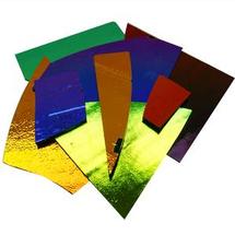 1/2 Lb CBS Solid Colors Dichroic Scrap On Thin Black - 90 COE