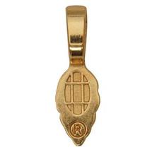 Medium 18K Gold Plated Jewelry Bails - 25 Pack