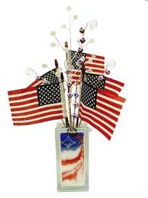 Free Patriotic Sparkler Plant Stakes Project Guide