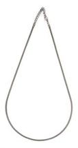 18 Stainless Steel Knitted Mesh Small Chain Necklace
